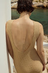 Naiad Pearl Back Necklace