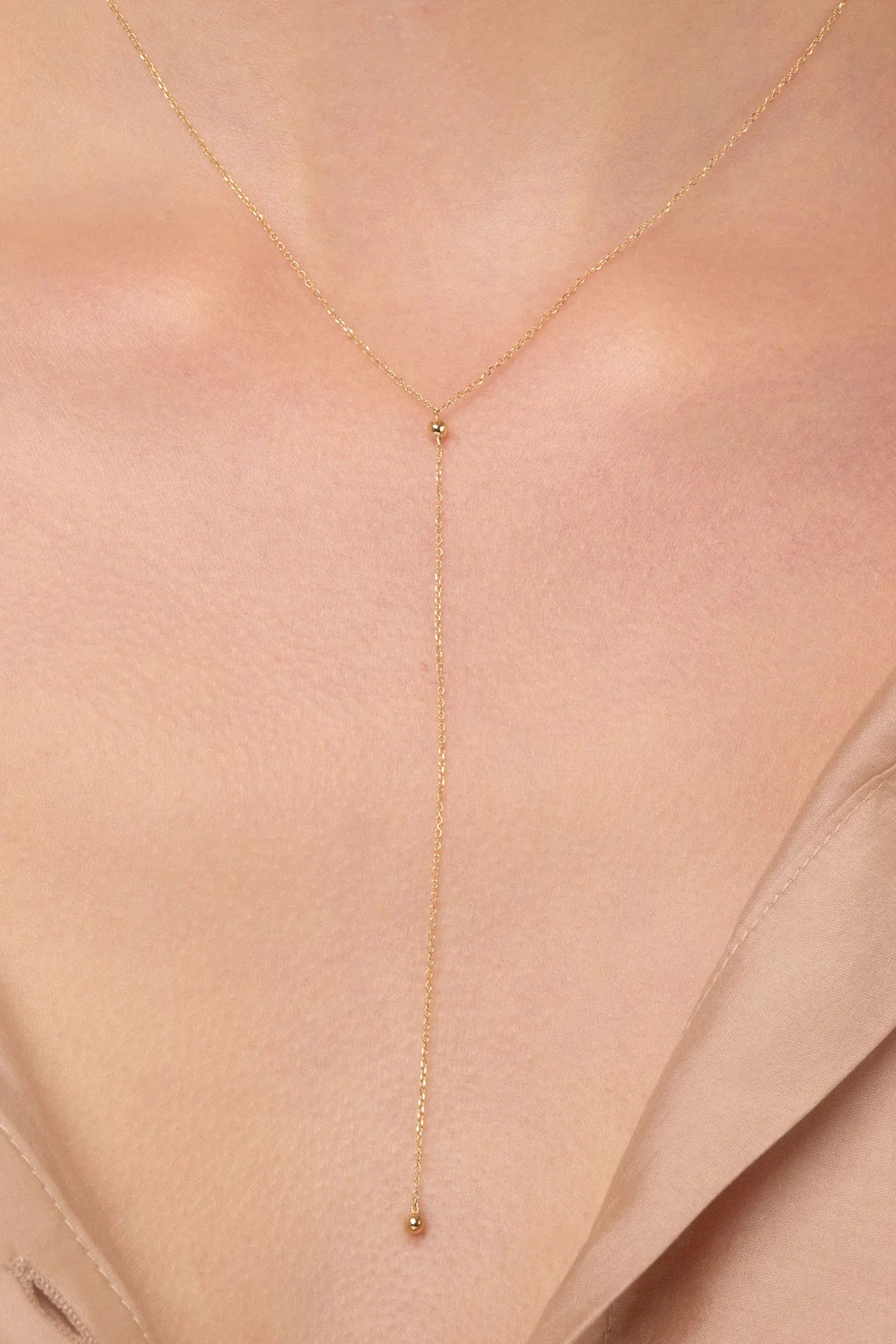 Nema Beaded Lariat Necklace
