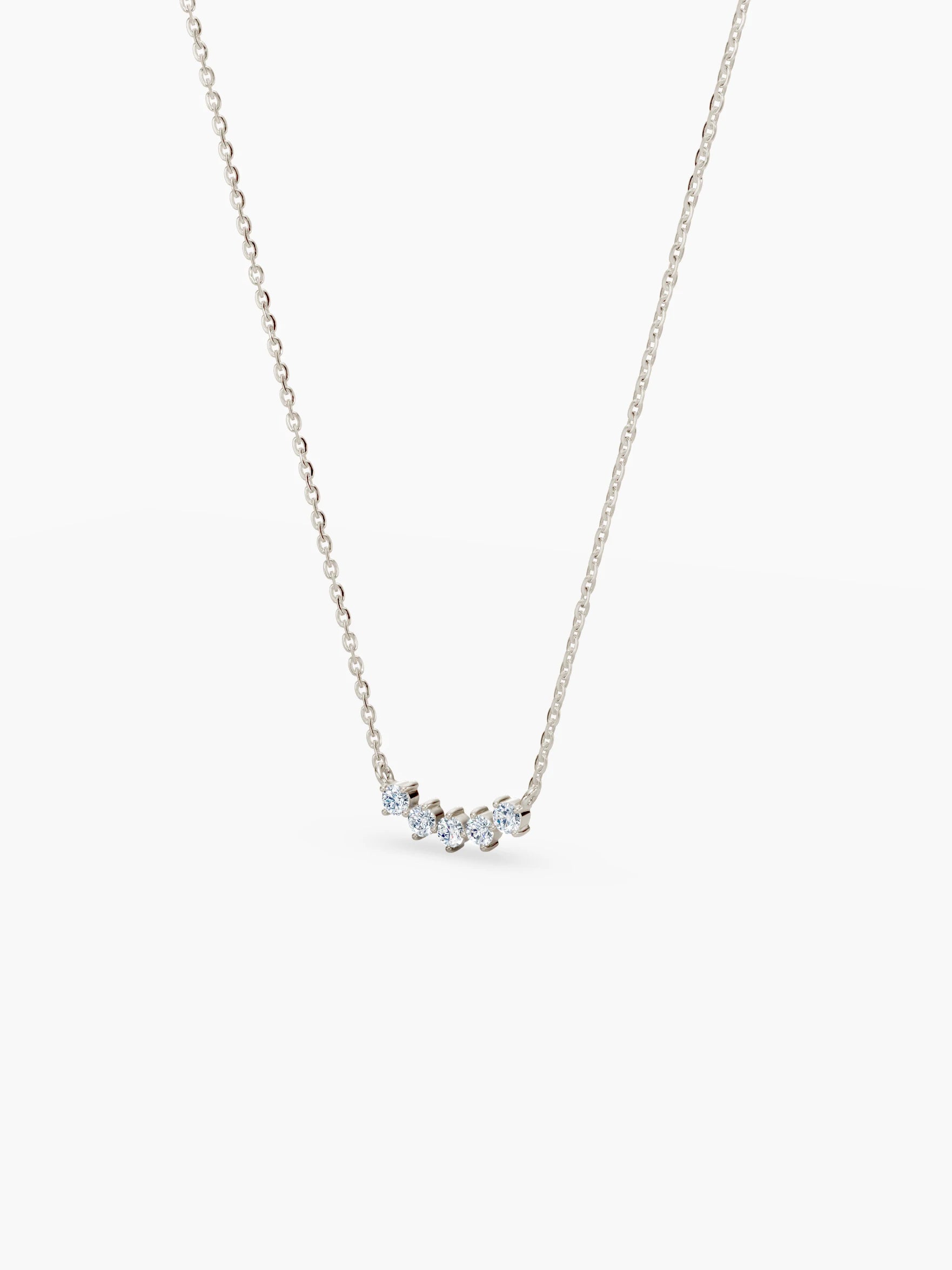 Arc Diamond Necklace