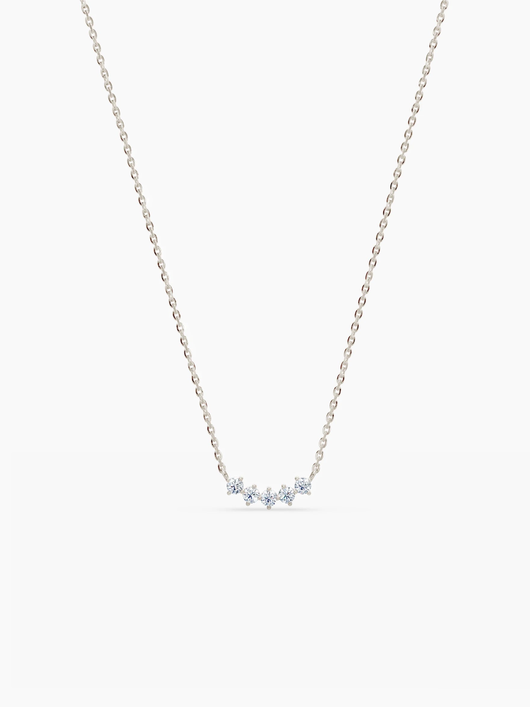Arc Diamond Necklace