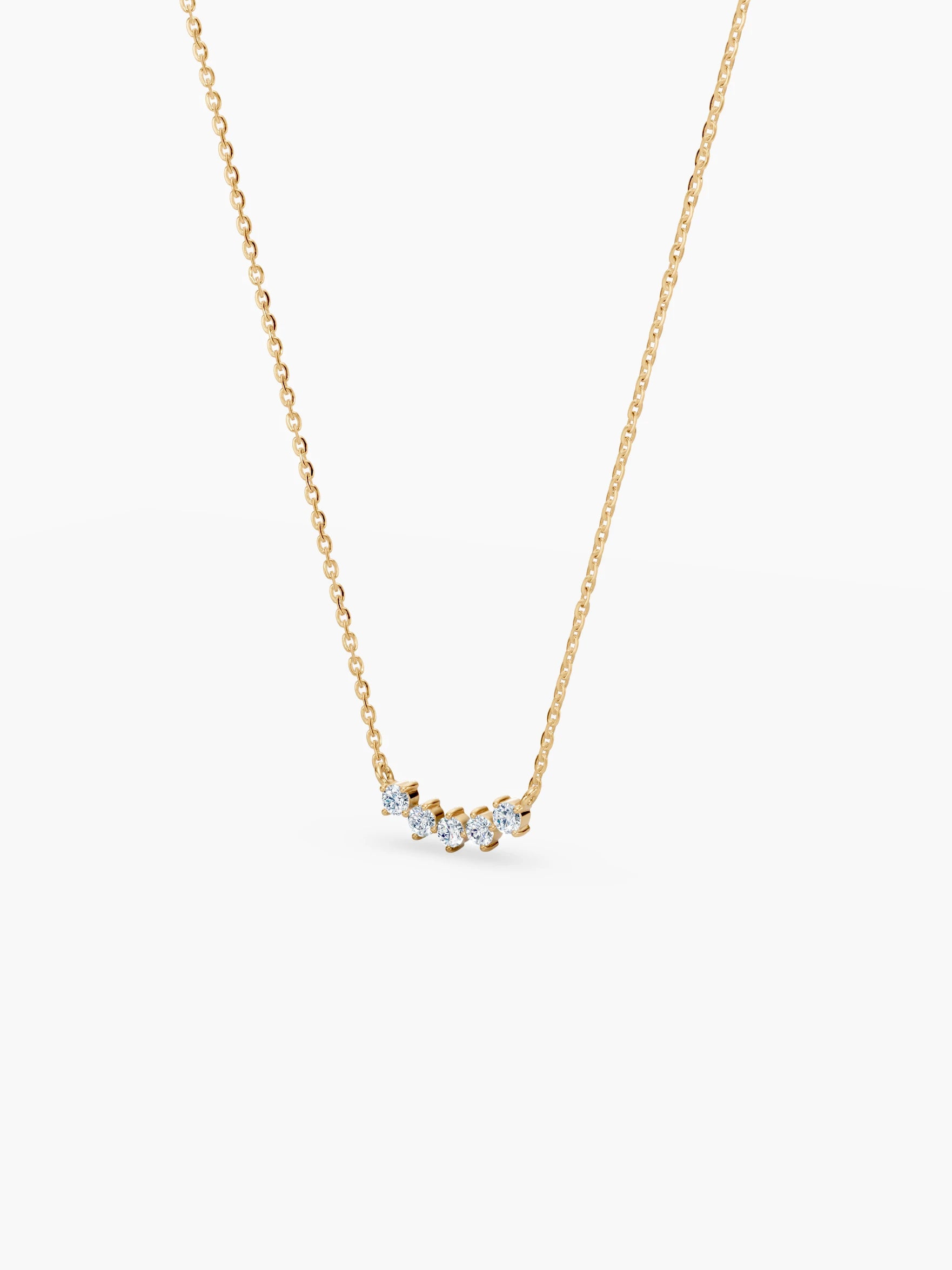 Arc Diamond Necklace