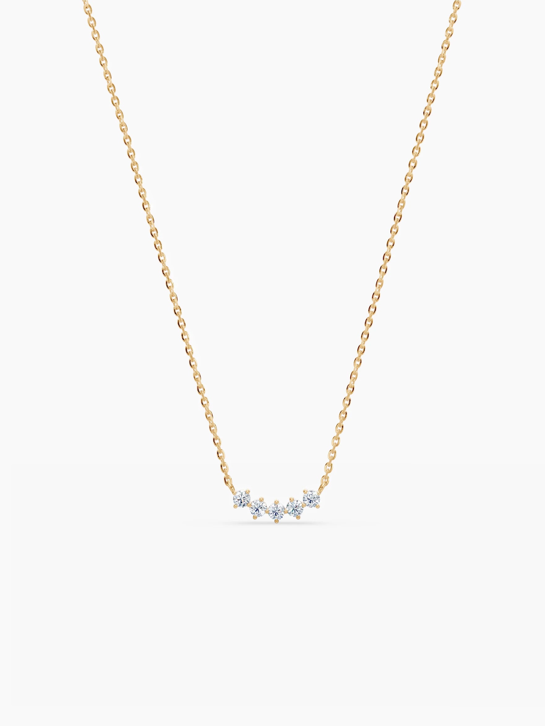 Arc Diamond Necklace