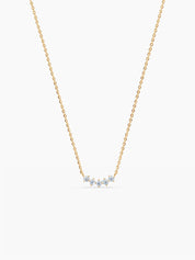 Arc Diamond Necklace