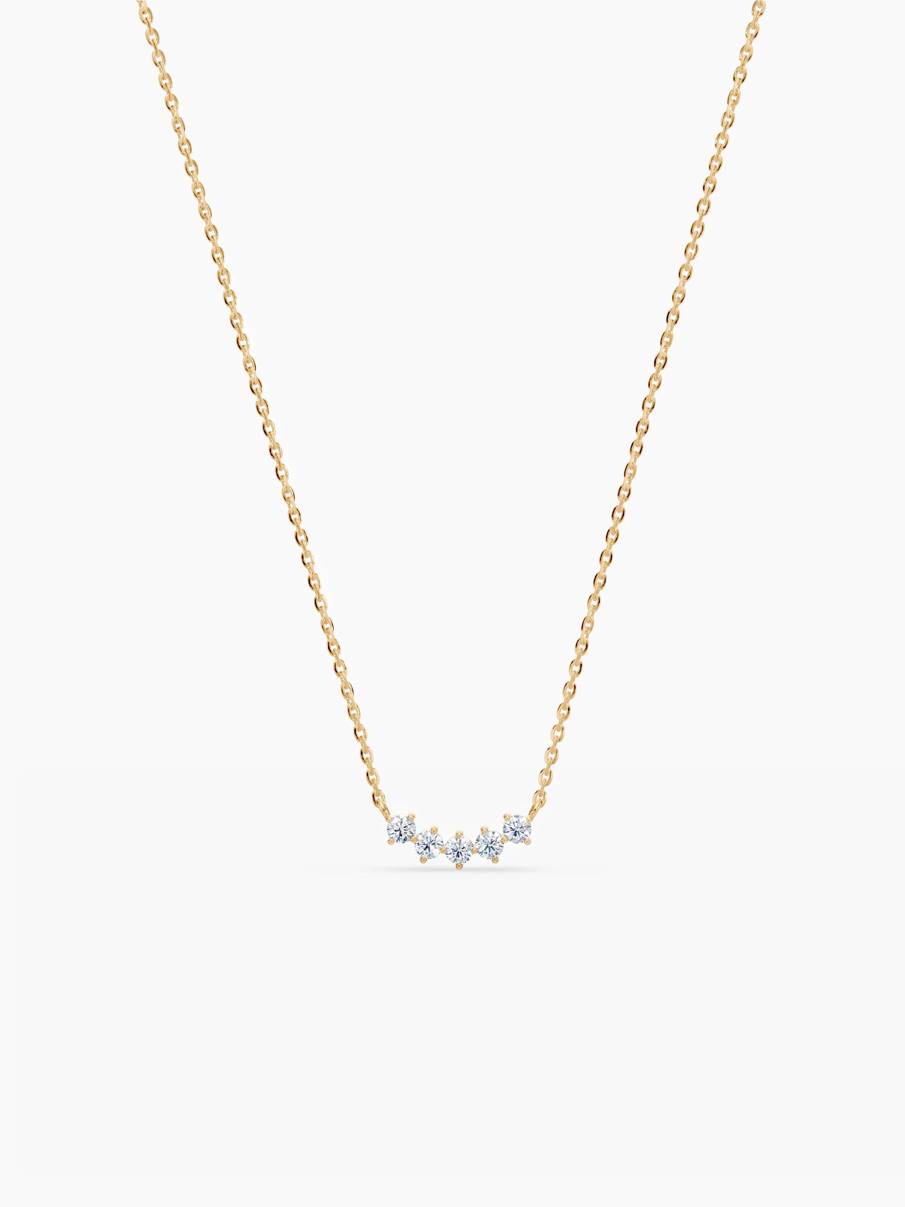 Arc Diamond Necklace