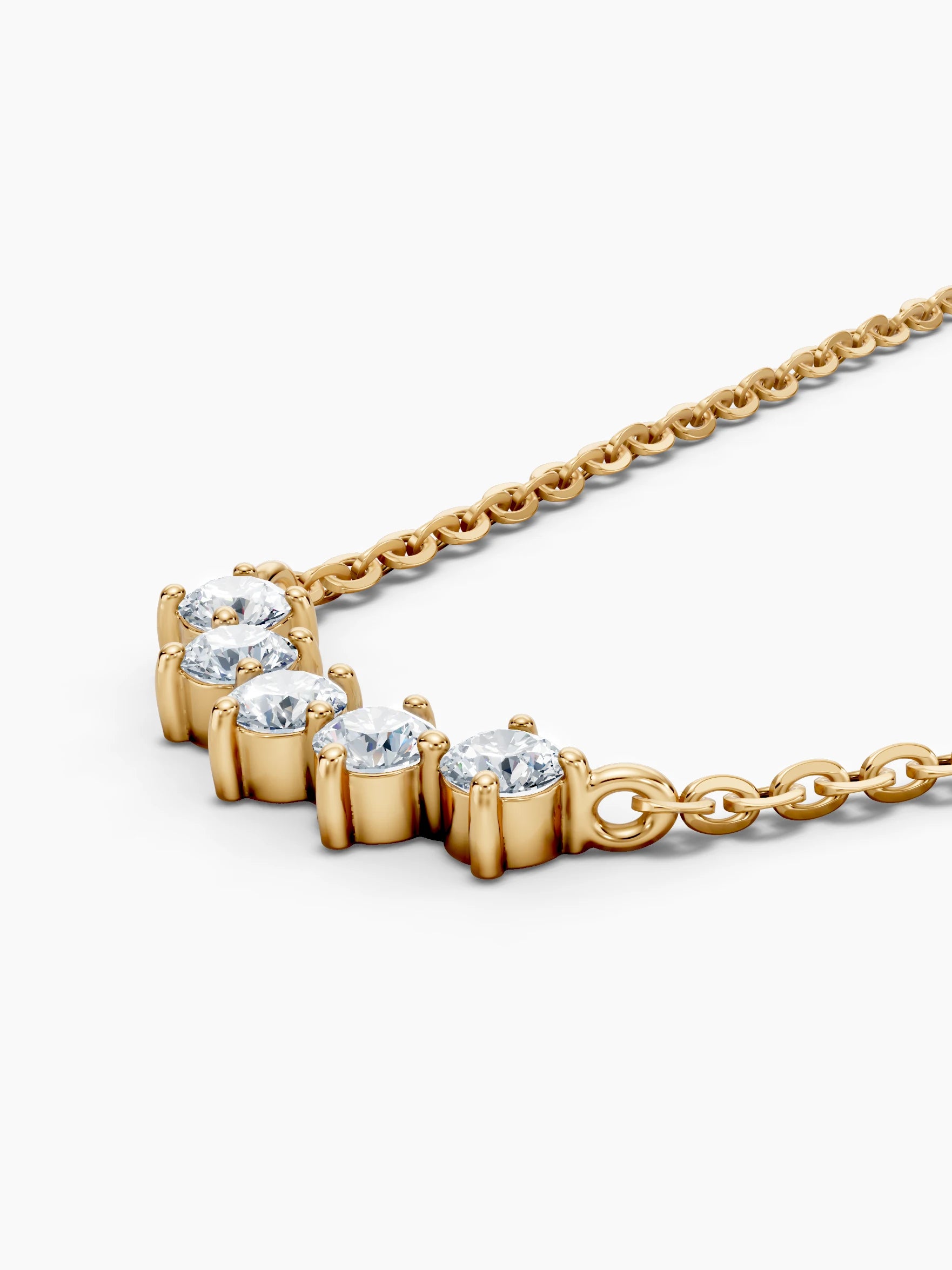 Arc Diamond Necklace