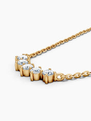Arc Diamond Necklace