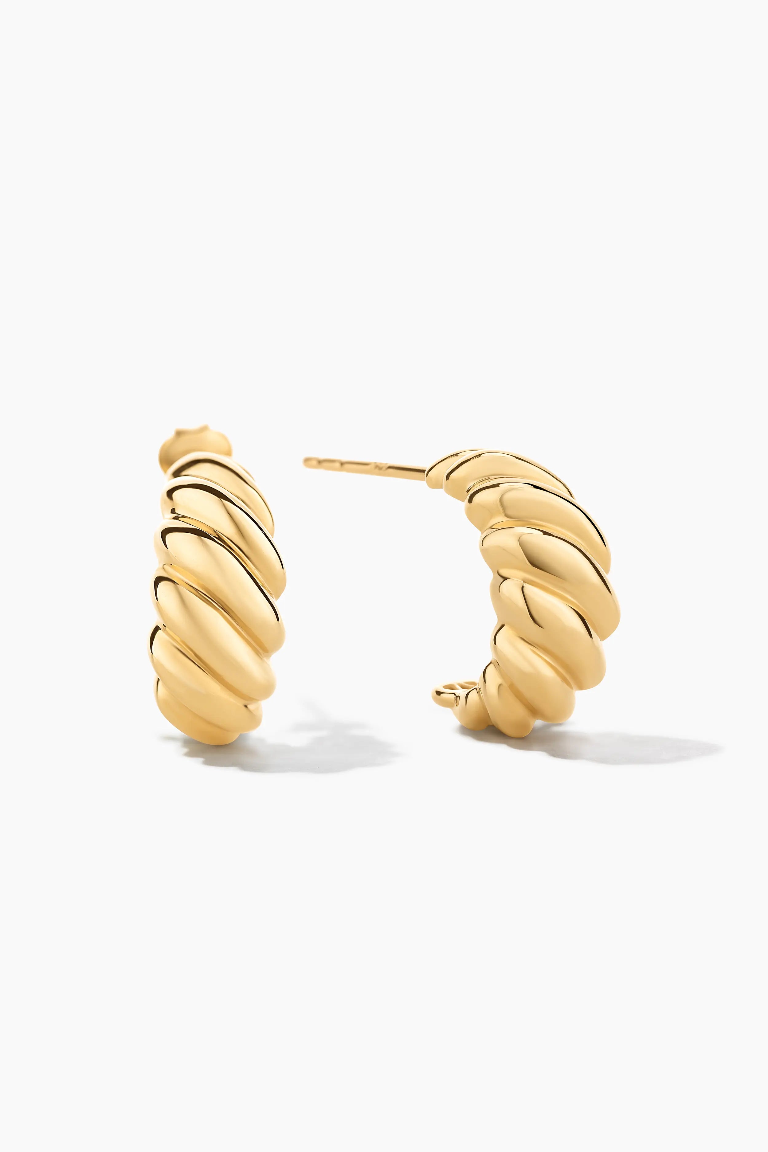 Bold Croissant Earrings (pair)