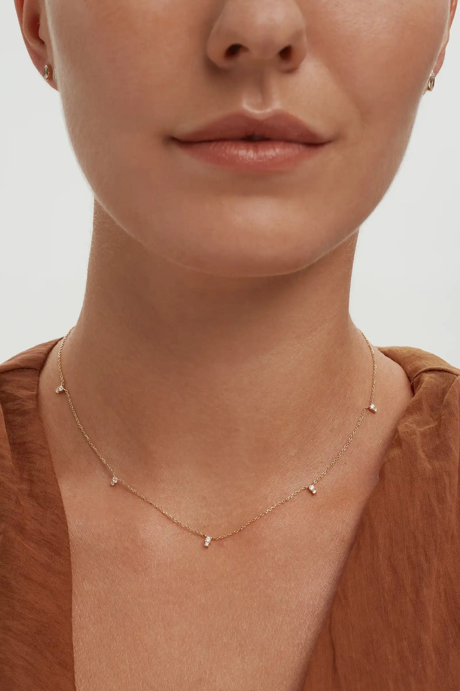Alinéa Five Station Diamond Necklace