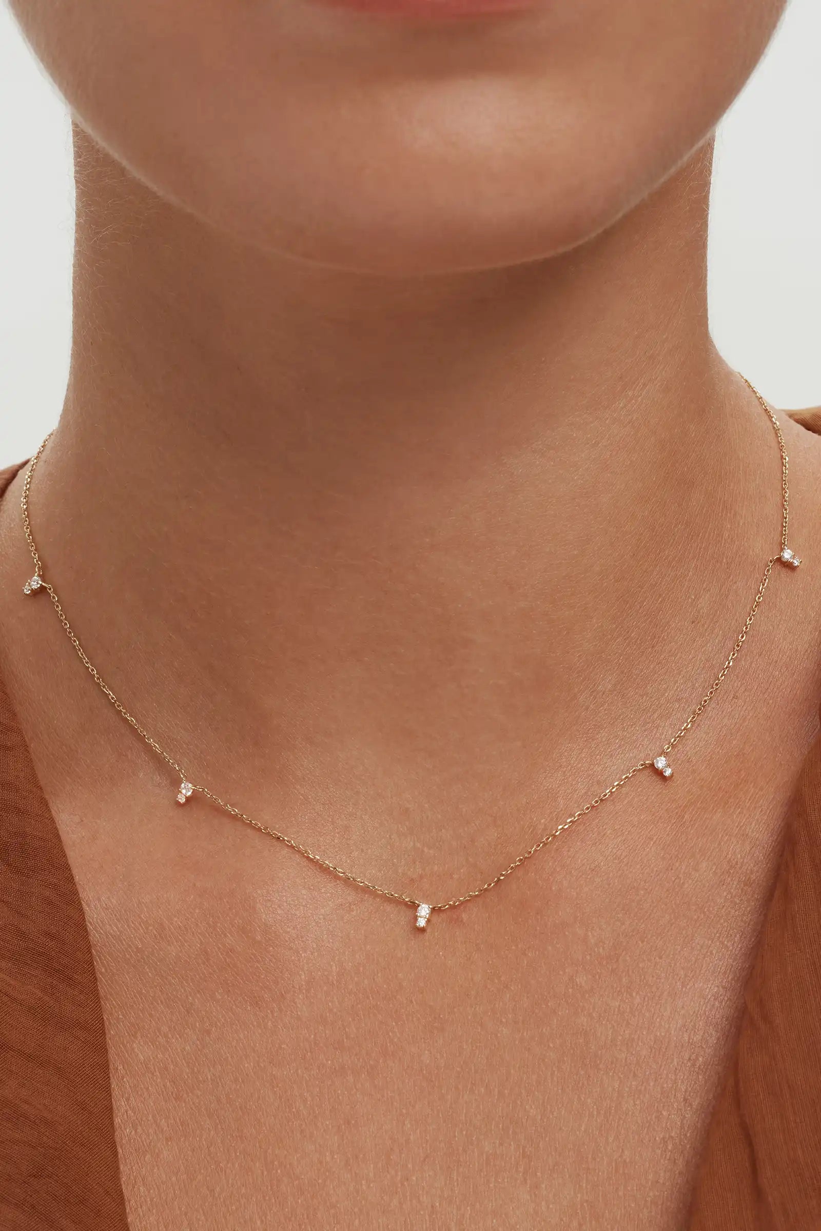 Alinéa Five Station Diamond Necklace