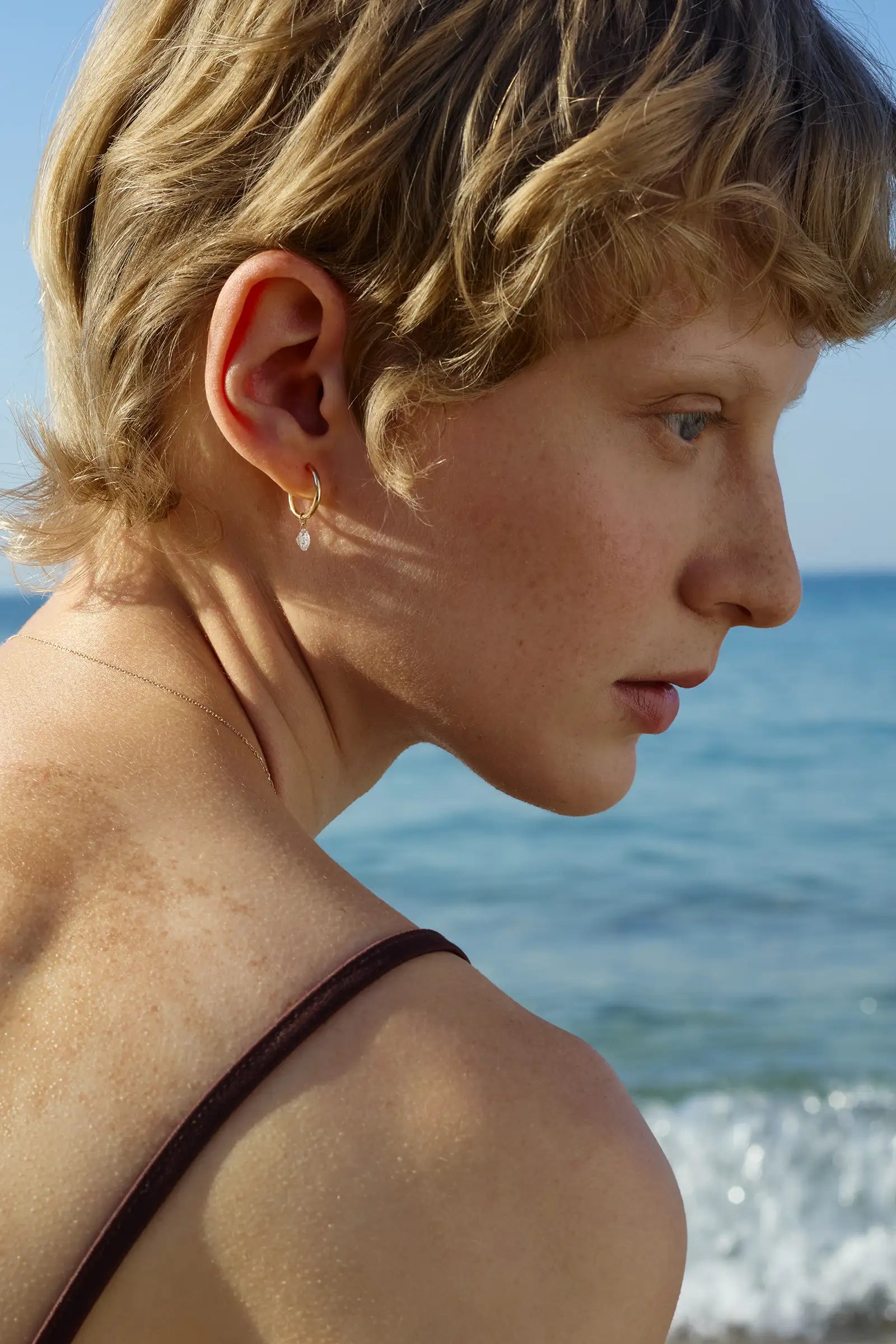 Núde Diamond Hoop Earrings