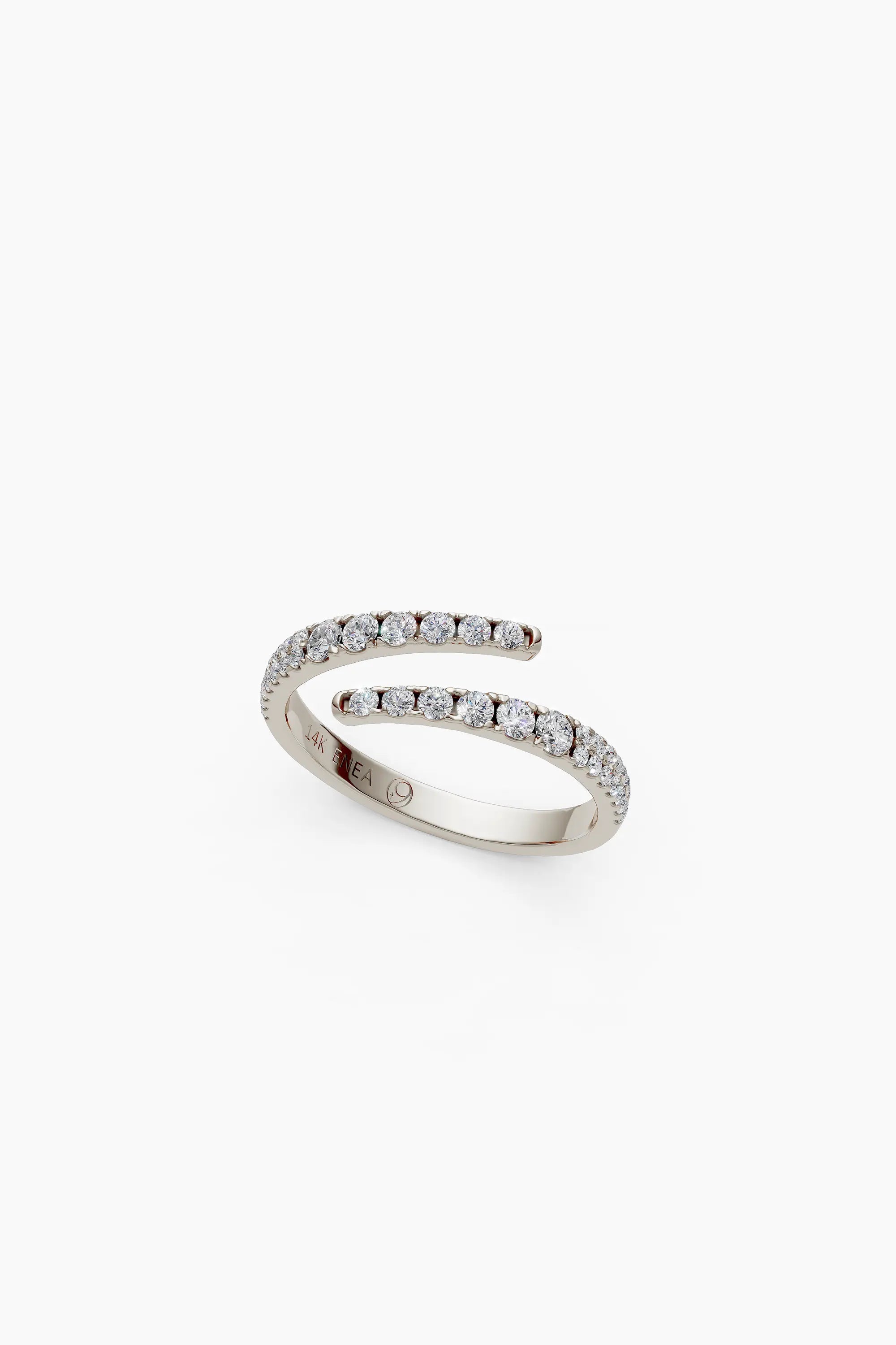 Dual Radiance Band - White Gold