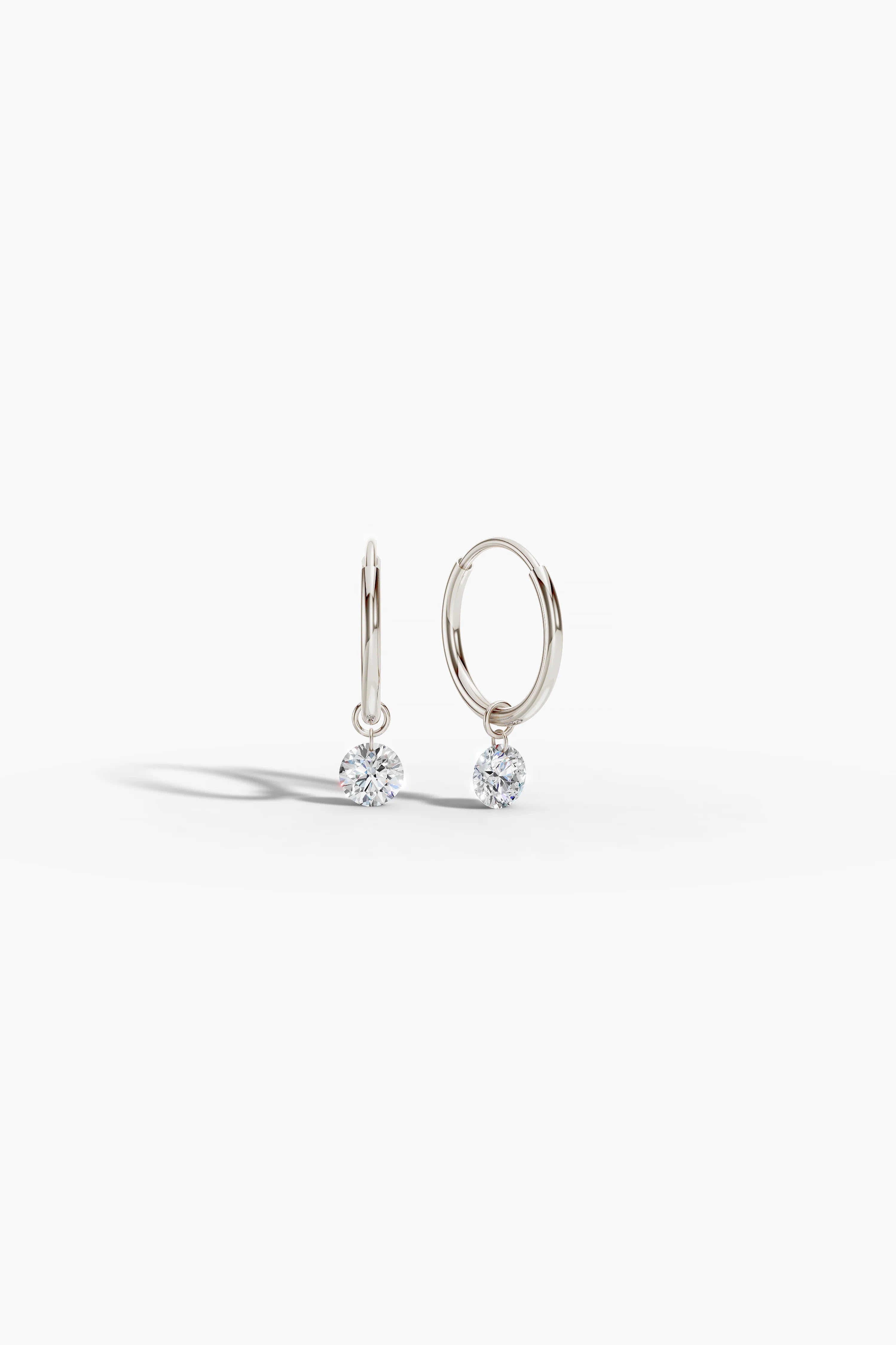 Núde Diamond Hoop Earrings