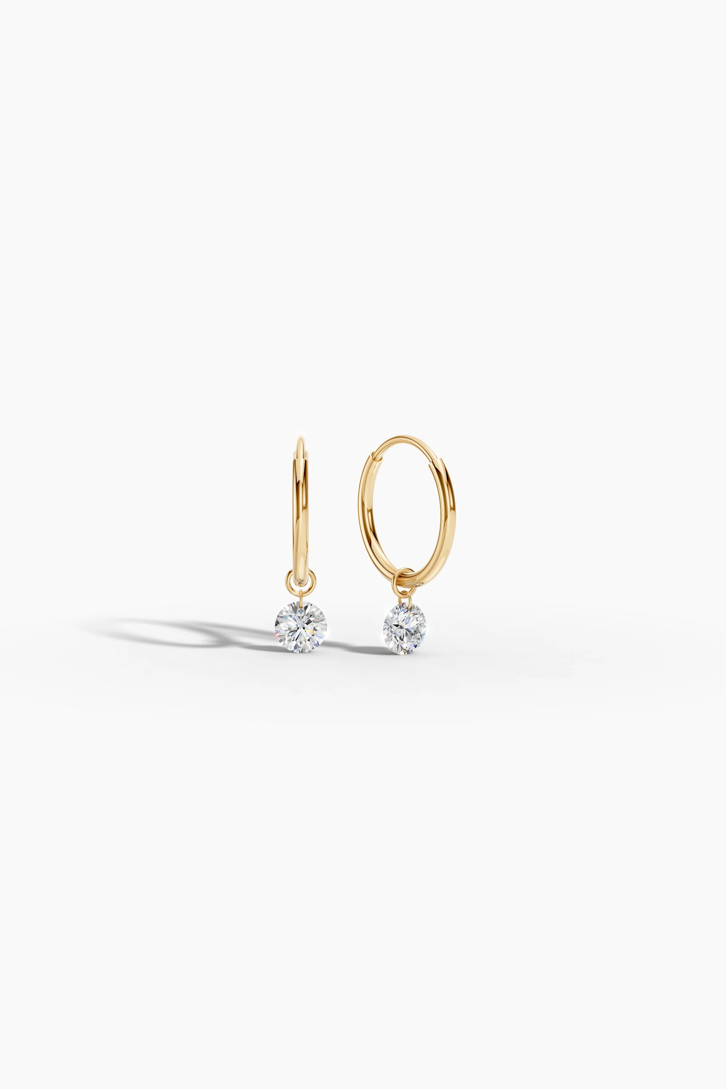 Núde Diamond Hoop Earrings