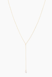 Nema Lariat Pearl Drop Necklace