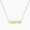 Mama Necklace, 10k Gold