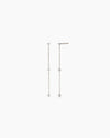 Nema Trio Diamond Drop Earrings, White Gold