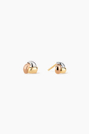 Trinity Three Color Stud Earrings (pair)