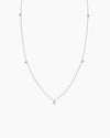 Núde Diamond By The Yard Necklace, White Gold