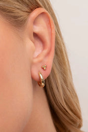 Gold Sphere Studs