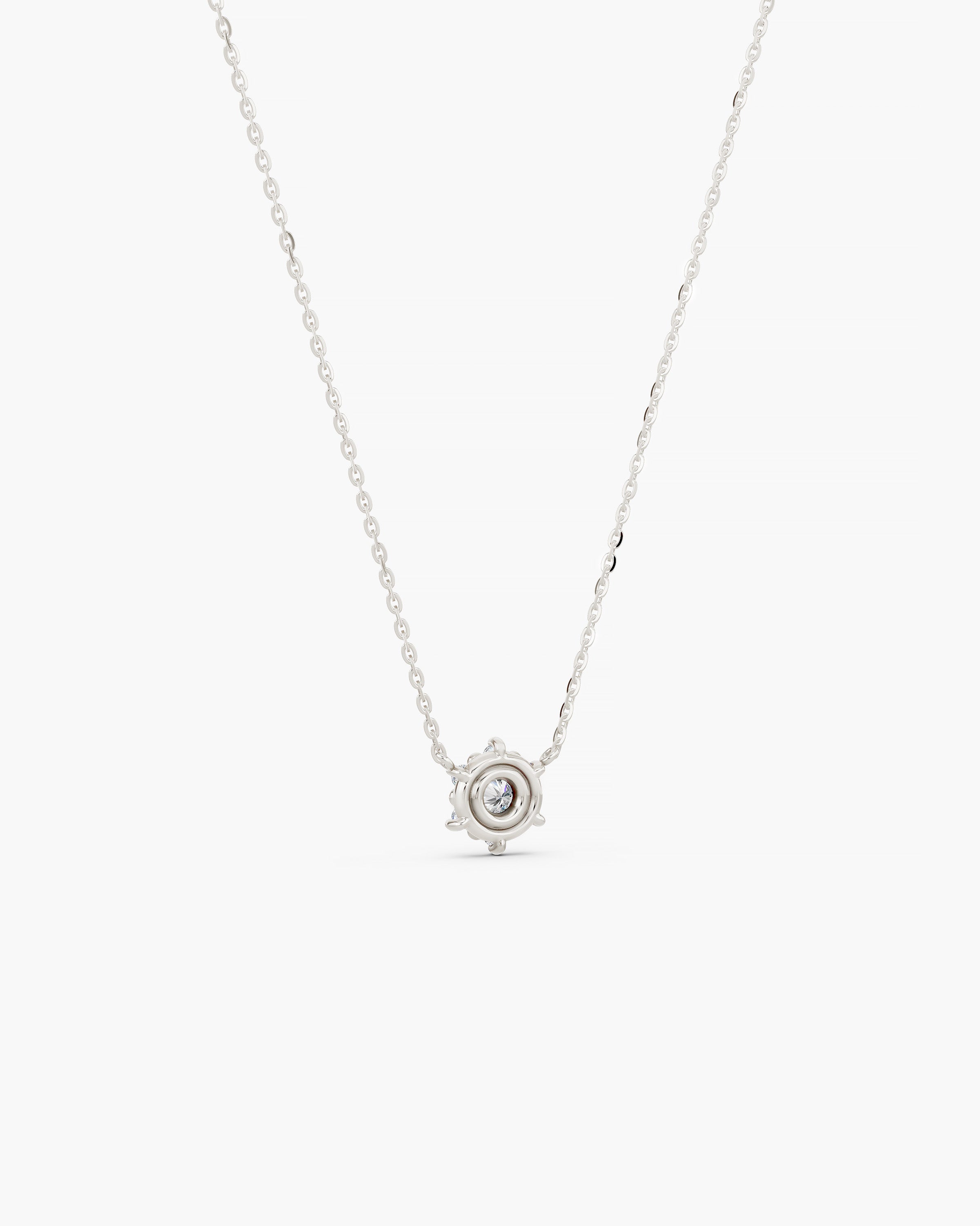 Selas Diamond Necklace, White Gold