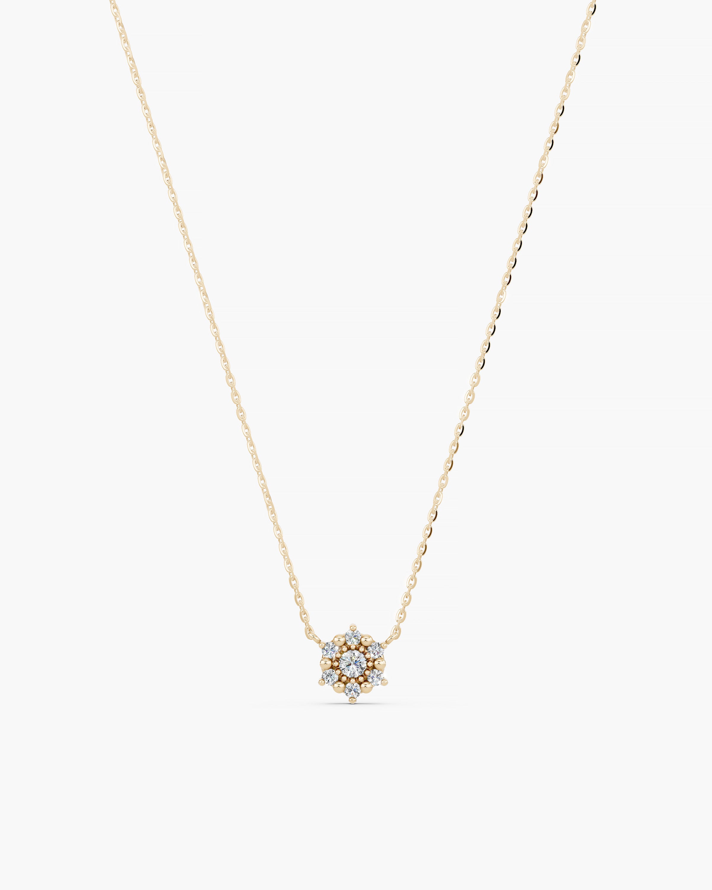 Selas Diamond Necklace, 10k Gold