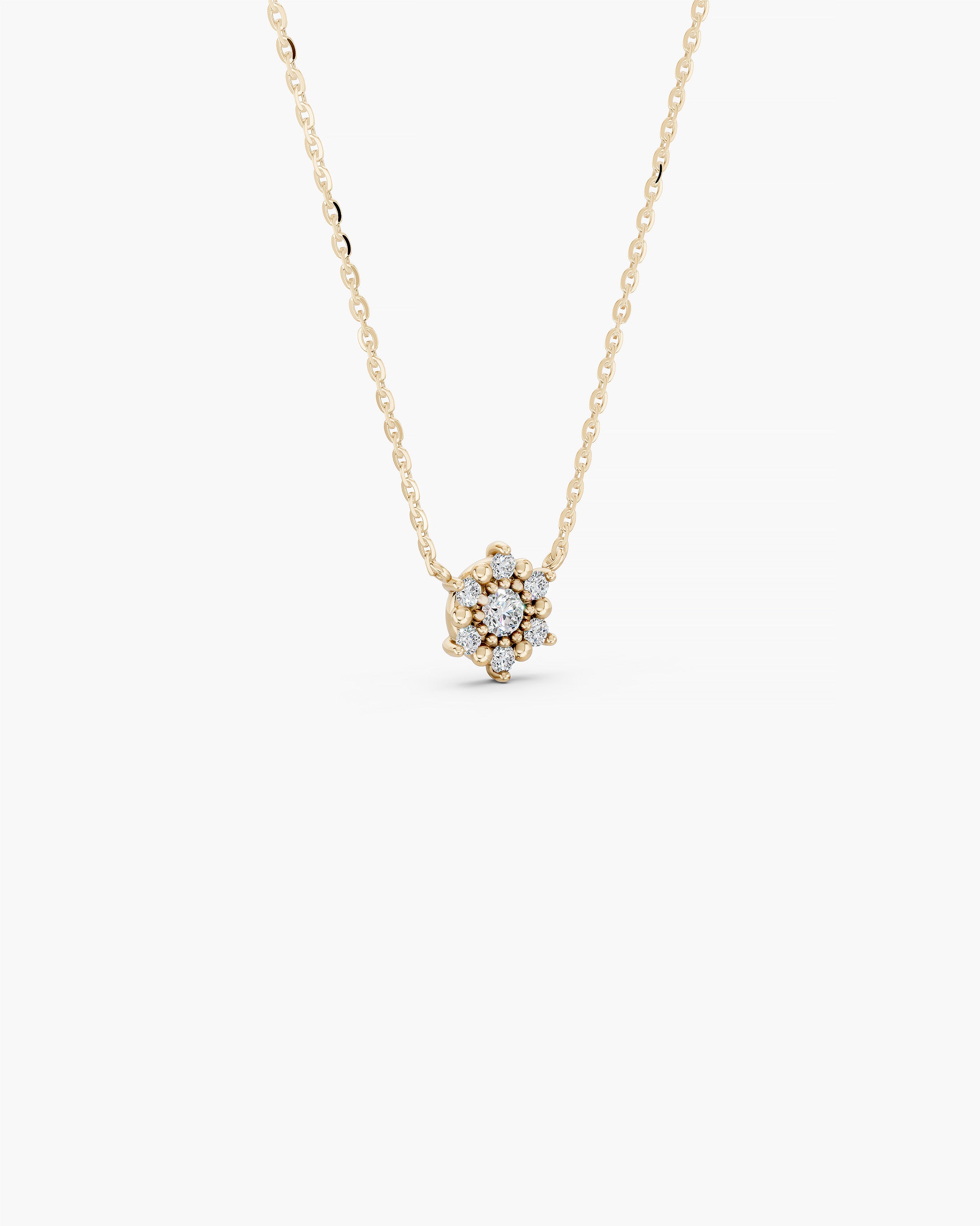 Selas Diamond Necklace, 10k Gold