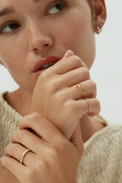 Selene Double Diamond Ring