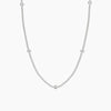 Alinéa Two-Sided Diamond Bezel Station Necklace