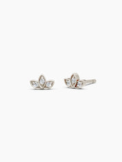 Anthos Diamond Studs - White Gold