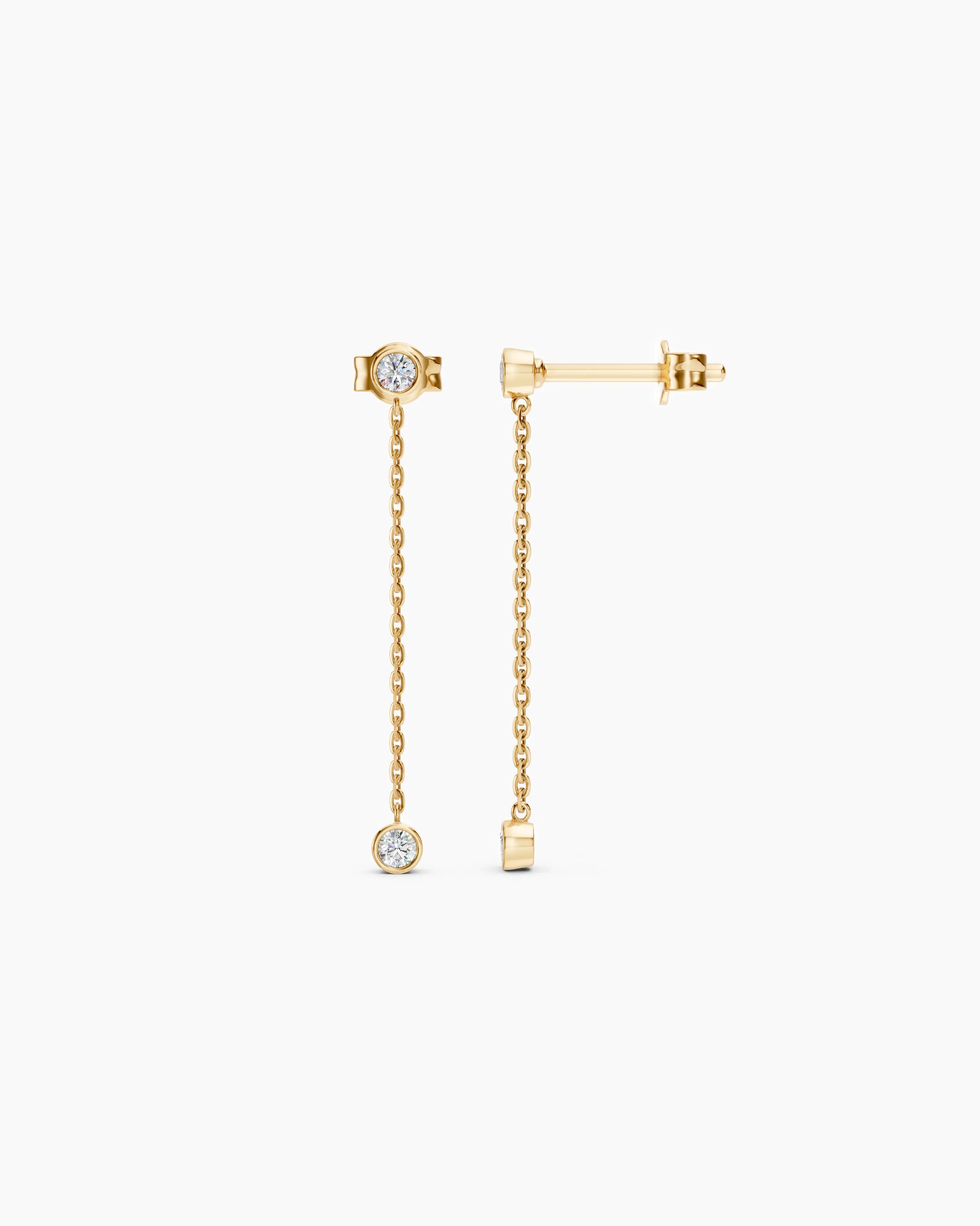 Galini Duo Drop Earrings