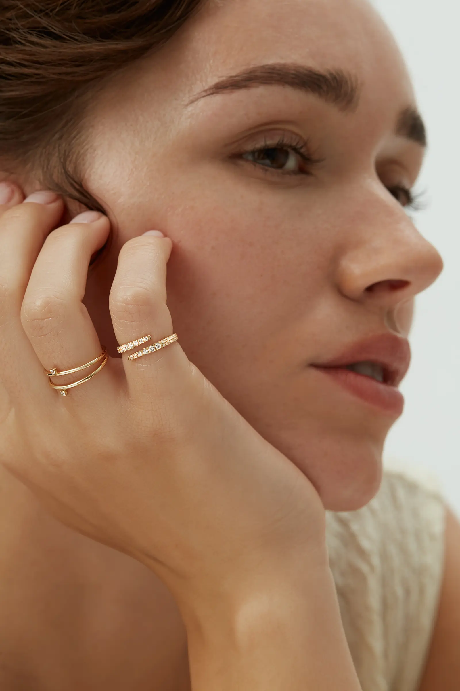 Dual Radiance Band - 10k Yellow Gold