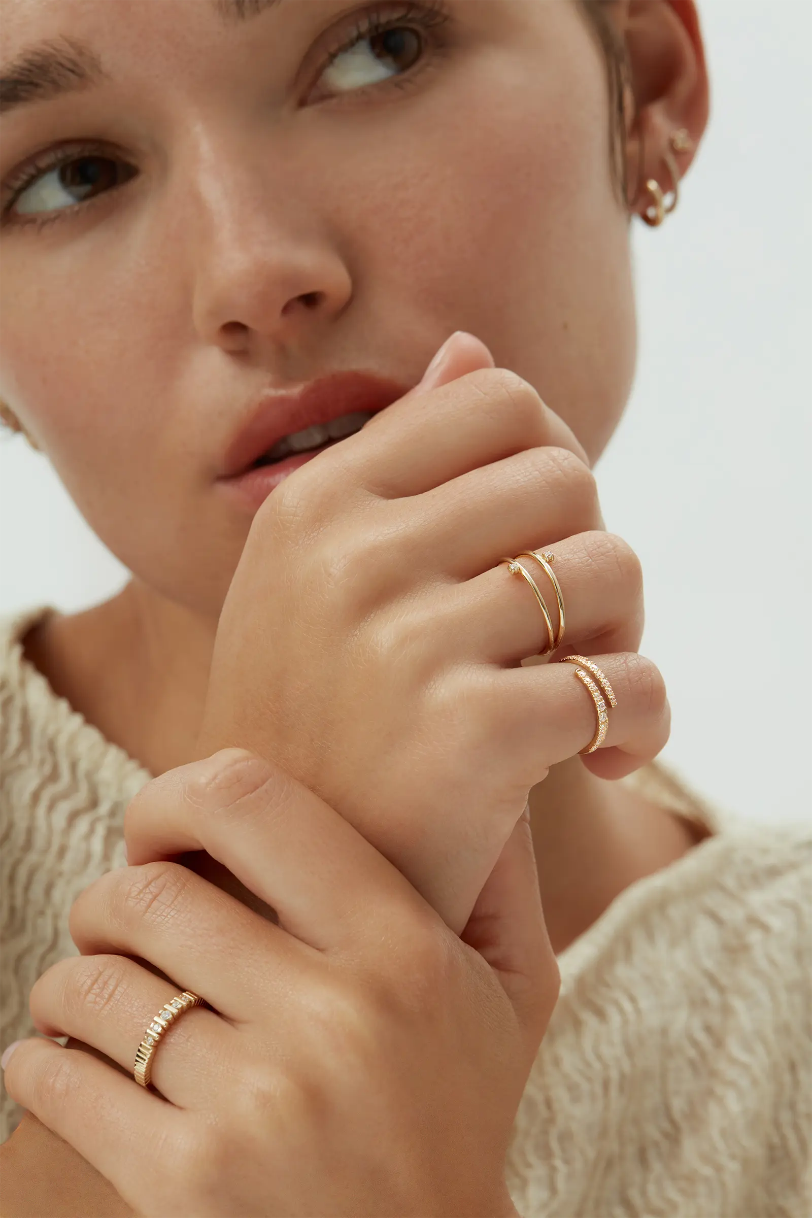 Dual Radiance Band - 10k Yellow Gold
