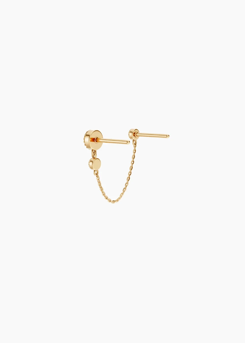 Trio Diamond Chain Stud (single)