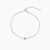 Éclat Diamond Bezel Bracelet - Rose Gold