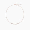 Link Tennis Diamond Bracelet - Rose Gold