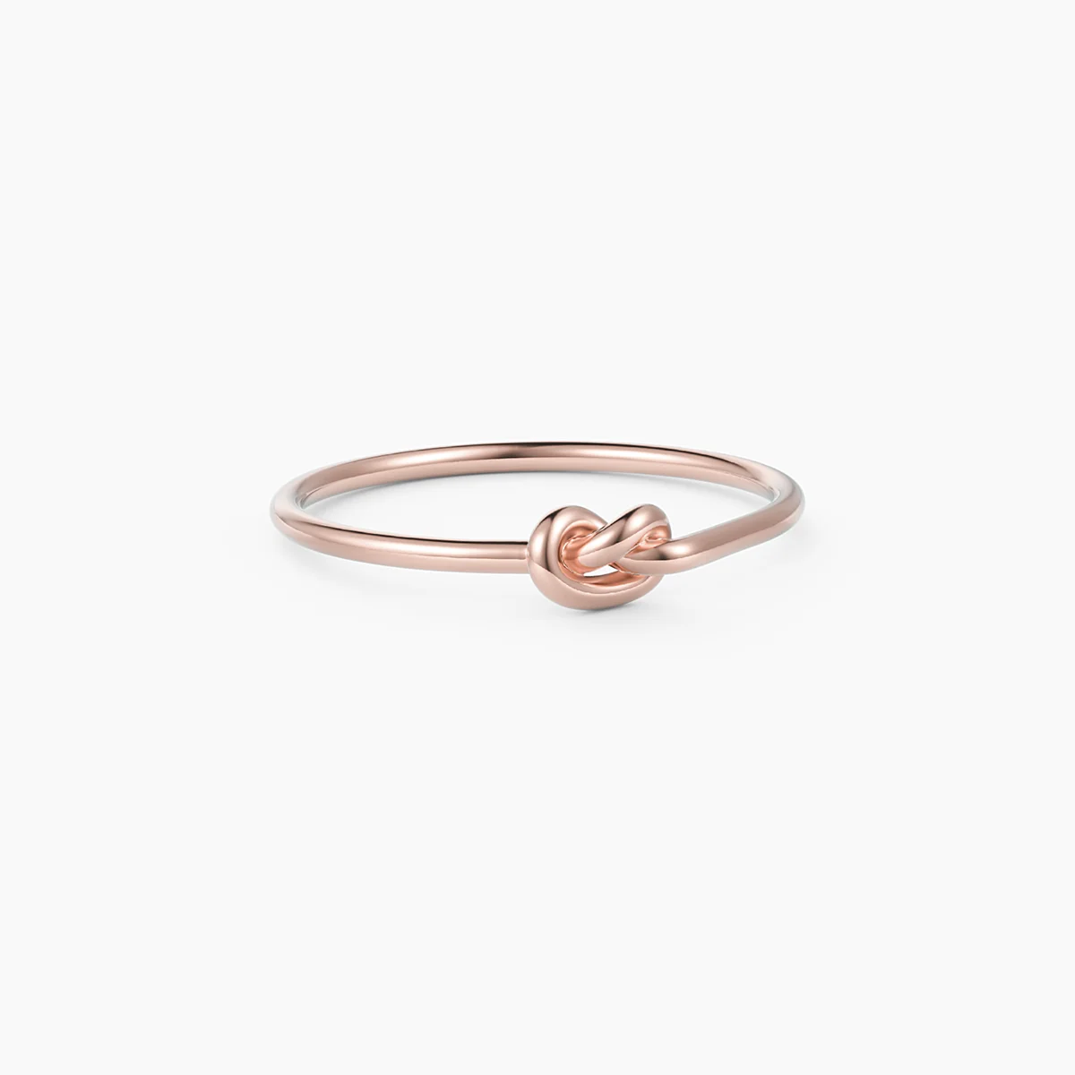 Dainty Knot Ring in Rose Gold
