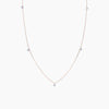 Núde Diamond By The Yard Necklace - Rose Gold