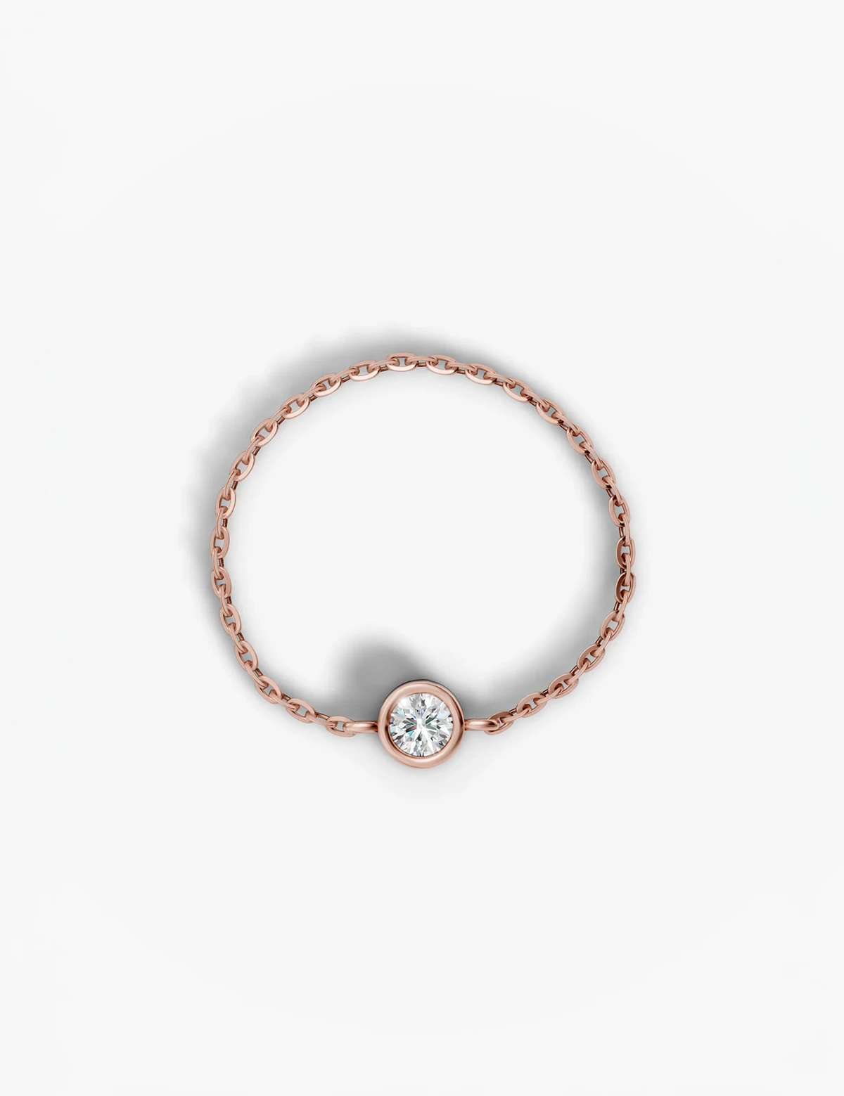 Petite Diamond Chain Ring