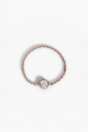 Petite Diamond Chain Ring