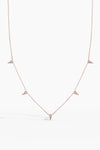 Soléa Station Necklace - Rose Gold