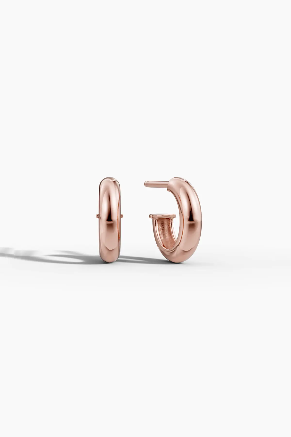 Petite Stud Hoop Earrings (pair)
