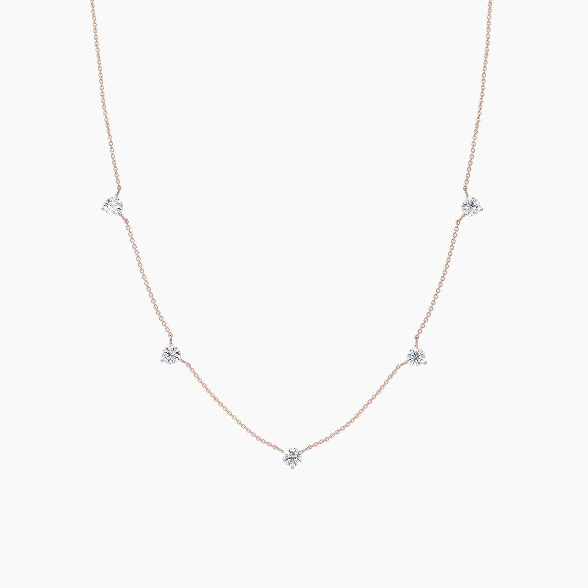 Alinéa Gold Diamond Station Necklace II
