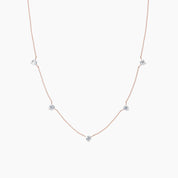 Alinéa Gold Diamond Station Necklace II