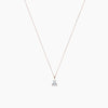 Éclat Pear-Cut Diamond Necklace - Rose Gold