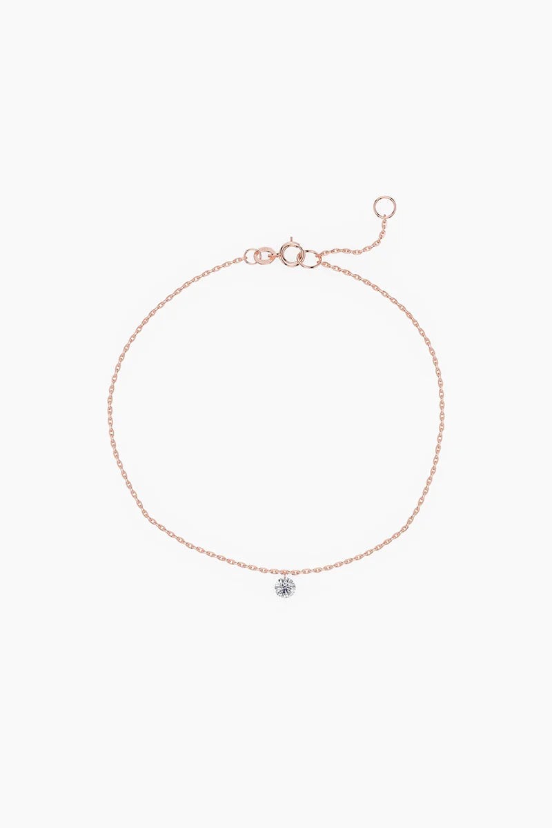 Quiet Spark Diamond Bracelet in Rose Gold