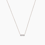 Trio Stone Diamond Necklace