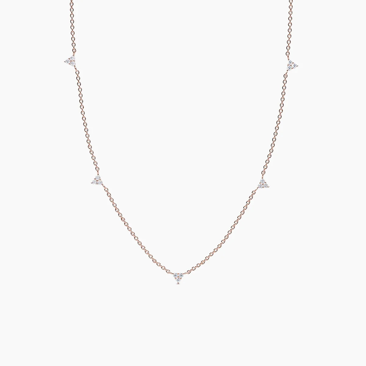 Alinéa Trio Diamond Station Necklace