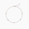 Alinéa Two-Sided Bezel Diamond Station Bracelet - Rose Gold
