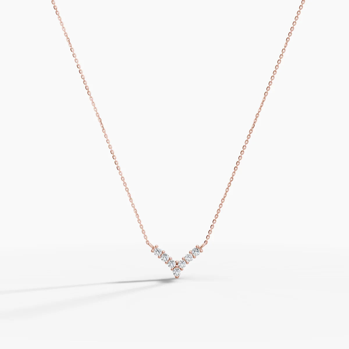 Diamond V Necklace