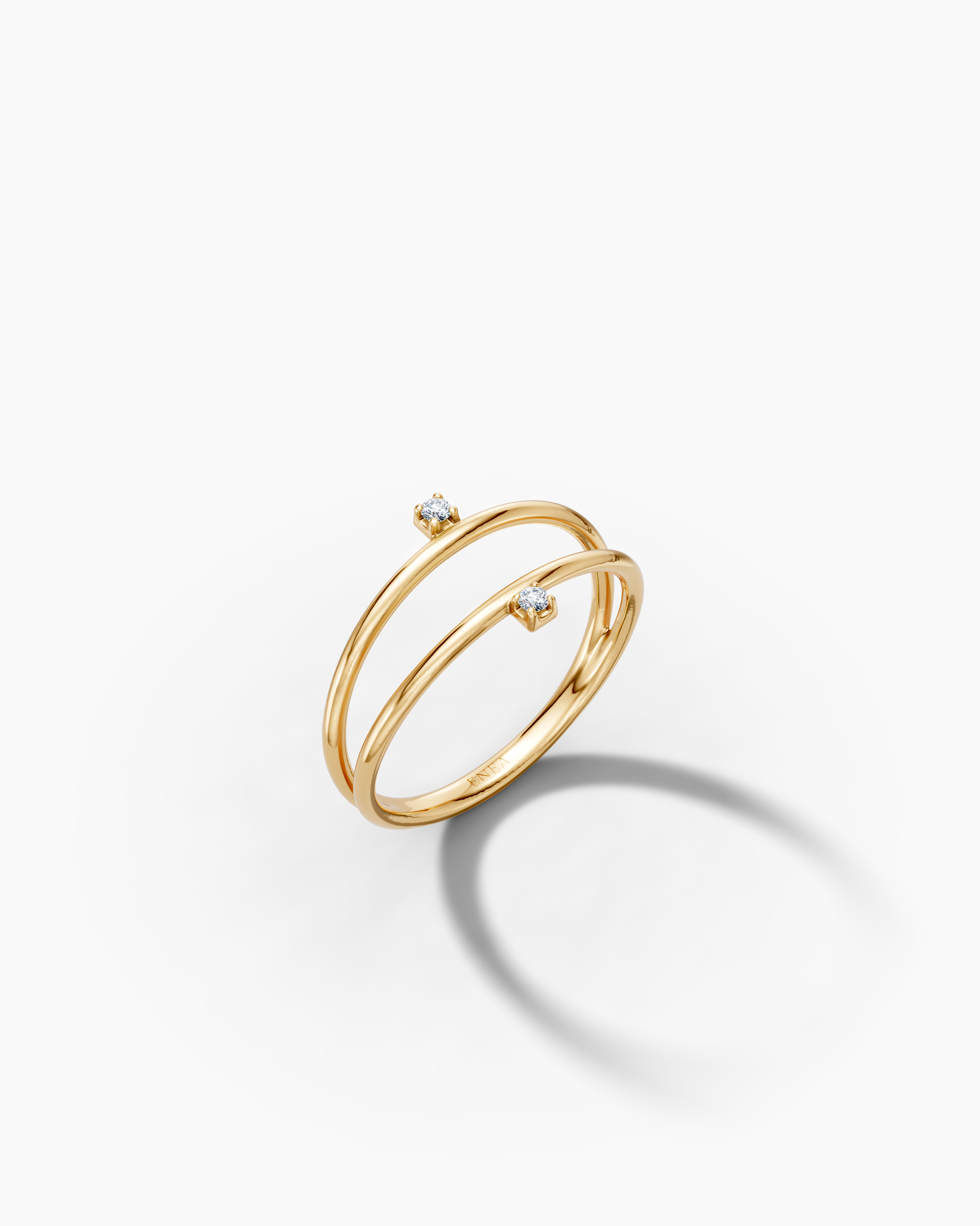 Selene Double Diamond Ring